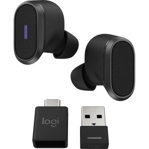 Logitech Zone True Wireless Ohrhörer Stereo Ohrhörerset - Graphit - Binaural - In-Ear - 20 Hz bis 20 kHz Frequenzgang - 30