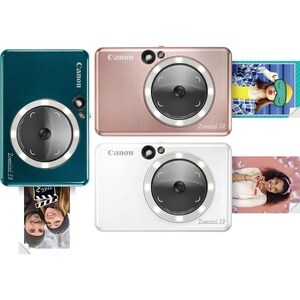 Canon Zoemini S2. Produktfarbe: Türkis, Maximum Brennweite (äquivalent 35 mm Kleinbild): 25,7 mm, Fotopapiergrössen (imper