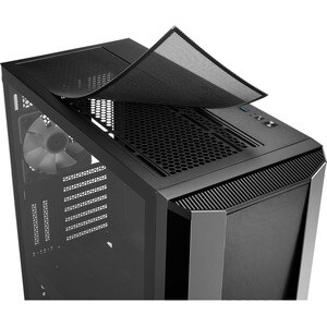 Sharkoon ELITE SHARK TG7M RGB, PC, Schwarz, ATX, EATX, micro ATX, Mini-ITX, Gaming, Multi, Taschenlüfter