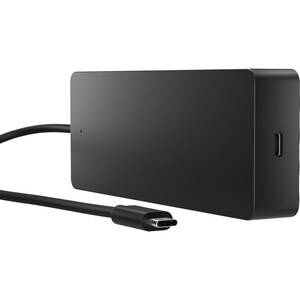 HP USB-Typ C Docking Station für Desktop PC/Notebook/Monitor - Schwarz - 2 Unterstützte Displays - 4K - 3840 x 2160 - 2 x 