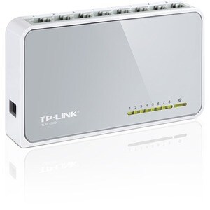 MINI DESKTOP SWTICH 8PORT 8/10/100M & PLASTIC CASE