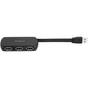 Targus ACH114EU USB-Hub - USB - Extern - Schwarz - 4 Total USB Port(s) - 4 USB 2.0 Port(s) - PC, Mac