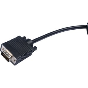 Cable vidéo V7 V7E2VGA-02M-BLK - 2 m VGA - pour Moniteur, PC, HDTV, Projecteur, Appareil vidéo - 2e bout: 1 x 15-pin HD-15