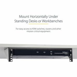 StarTech.com 2HE 19 Zoll Wandmontage Geräte Rack - max. 56,84 kg Traglast - 1