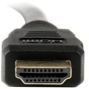 StarTech.com Câble HDMI® vers DVI-D 1 m - M/M - 2e bout: 1 x 19-pin DVI-D Digital Video - Male - Blindé - Doré Connecteur 