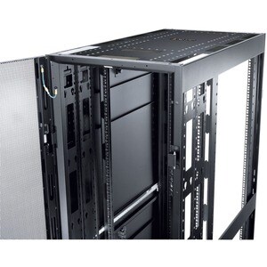 NETSHELTER SX 42U/600MM/1200MM ENCL ROOF SIDES BLK CUST PAYS FRT