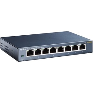 Commutateur Ethernet TP-Link TL-SG108 8 Ports - Gigabit Ethernet - 10/100/1000Base-T - 2 Couche supportée - Paire torsadée