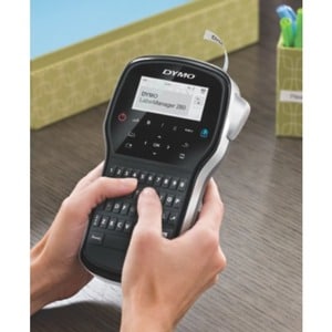 DYMO LabelManager ™ 280 QWERTZ, QWERTZ, D1, Wärmeübertragung, 180 x 180 DPI, 15 mm/sek, Schwarz, Silber