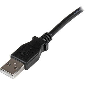 StarTech.com 1m USB 2.0 A auf B Kabel links gewinkelt - St/St - Cable for Drucker, Scanner, Festplatte - Abschirmung - Nic