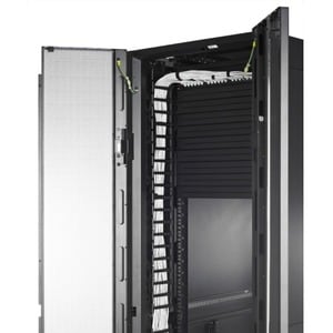 APC by Schneider Electric AR7721 Kabelbündler - Schwarz - 2 Stück Paket - TAA-konform - Kabelmanager - 42U Rack Height