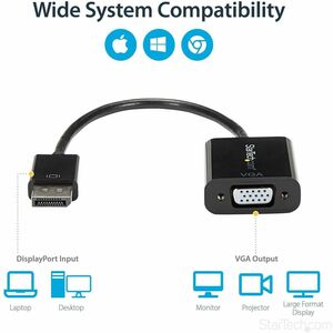 DISPLAYPORT 1.2 TO VGA ADAPTER DP TO VGA CONVERTER 1920X1200