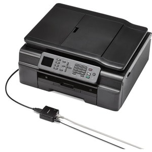 StarTech.com 10/100 Mbit/s Ethernet auf USB 2.0 Netzwerk LPR Printserver - USB Druckserver / Print Server mit Auto-sensing