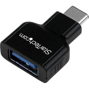StarTech.com Adaptateur USB 3.0 USB-C vers USB-A - M/F - 1 x 9-pin Type A USB 3.0 USB Female - Nickel Connecteur - Noir