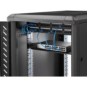 StarTech.com Étagère 1U pour armoire serveur - Profondeur de 250 mm - Étagère cantilever montable en rack - Acier - 20,05 