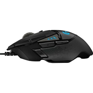 Souris de jeu Optique Logitech HERO G502 - USB - 11 Bouton(s) - Câble - 16000 dpi - Roulettes avec frein