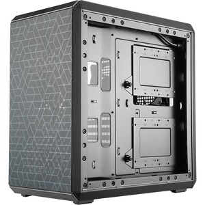 Cooler Master MasterBox Q500L Computer Case - Mid-tower - Black - Steel, Plastic, Acrylic - 2 x Bay - 1 x 4.72" x Fan(s) I