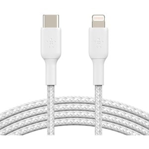 Belkin BoostCharge 1,01 m Lightning/USB-C Datentransferkabel - Cable for iPhone, iPad, iPad Pro, iPad mini - MFI - Weiß