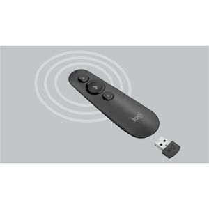 Logitech R500. Wireless-Technologien: Bluetooth/RF, Kabelloser Receiver-Anschluss: USB, Receiver Typus: Nano-Empfänger. Ak