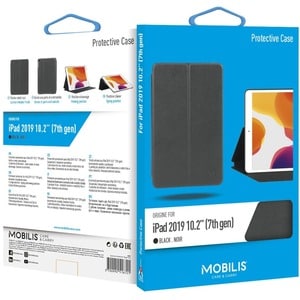MOBILIS Origine Tasche (Folie) für 25,9 cm (10,2 Zoll) Apple iPad (7. Generation) Tablet - Schwarz - Leder Körper - 254 mm
