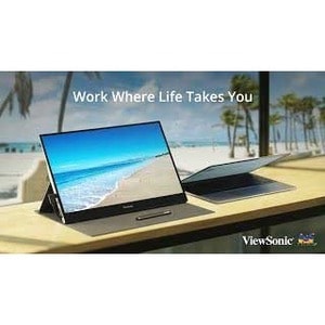 ViewSonic TD1655 16 Zoll Class LCD-Touchscreen-Monitor - 16:9 Format - 6,50 ms Reaktionszeit - 39,6 cm (15,6 Zoll) Viewabl