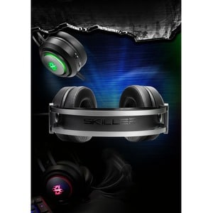 SKILLER SGH30 Kabel Kopfbügel Stereo - Schwarz - Binaural - Ohrumschließend - 20 Hz bis 20 kHz Frequenzgang - 240 cm Kabel