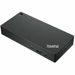 Lenovo USB-Typ C Docking Station für Notebook - Schwarz - 3 Unterstützte Displays - 3840 x 2160 - 2 x USB 2.0 - USB Typ C 