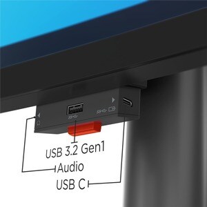 Lenovo ThinkVision P40w-20 40 Zoll Class WUHD Gekrümmter Bildschirm LCD-Monitor - 21:9 Format - Schwarz - 100,8 cm (39,7 Z