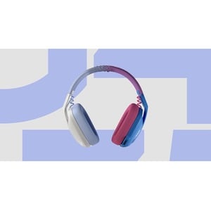 Logitech G G435 Kabellos Kopfbügel Stereo Gaming Headset - Weiß, Lila - Binaural - Ohrumschließend - 20 Hz bis 20 kHz Freq