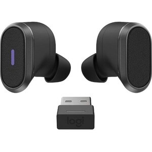 Logitech Zone True Wireless Ohrhörer Stereo Ohrhörerset - Graphit - Binaural - In-Ear - 20 Hz bis 20 kHz Frequenzgang - 30
