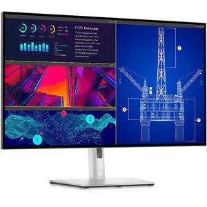Moniteur LCD Dell UltraSharp U2723QE 27" Class 4K UHD - 16:9 - Noir, Argenté - 68,6 cm (27") Viewable - Technologie In-Pla