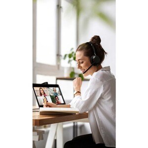 Jabra Evolve2 50 Kabel/Kabellos Auf den Ohren Stereo Headset - Binaural - Ohraufliegend - 20 Hz bis 20 kHz Frequenzgang - 