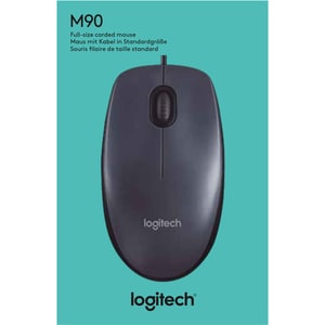 SOURIS OPTIQUE FILAIRE M90 GRIS - 1 000 DPI - USB           IN