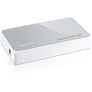MINI DESKTOP SWTICH 8PORT 8/10/100M & PLASTIC CASE