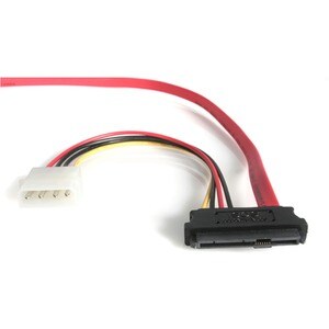 StarTech.com Câble Adaptateur SAS SFF 8482 vers SATA avec Alimentation LP4 - 46 cm - 2e bout: 1 x LP4 Power - Male, 1 x 29