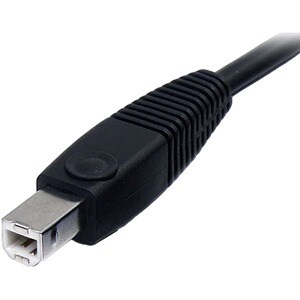 StarTech.com Câble de commutateur KVM DisplayPort®USB 4 en 1 de 1,8 m avec audio et microphone - 2e bout: 1 x 20-pin Displ