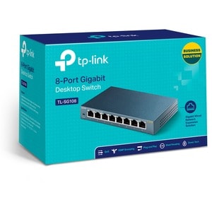 8PORT GIGABIT DESKTOP SWITCH STEEL DESIGN DESKTOP/WALL-MOUNTING