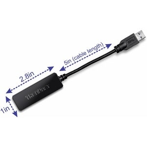 Trendnet TU3-ETG, Weiß, 0 - 40 °C, 72 mm, 25 mm, 15 mm, 25 g