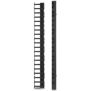 APC by Schneider Electric AR7721 Kabelbündler - Schwarz - 2 Stück Paket - TAA-konform - Kabelmanager - 42U Rack Height