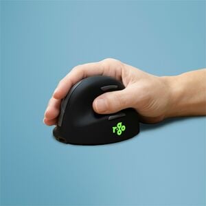 R-Go Tools Ergonomische Maus R-Go HE Break mit Pausensoftware, groß (Handlänge ≥ 185mm), für Rechtshänder, bluetooth, schw