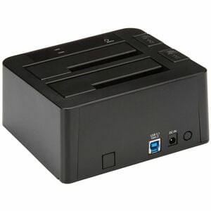 StarTech.com Station d'accueil USB 3.1 (10 Gb/s) pour 2 disques durs SATA de 2,5 / 3,5 pouces - 2 x Disque dure supporté -