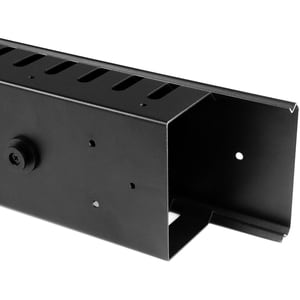 StarTech.com Panneau de gestion de câbles 0U de 91 cm pour rack - Guide-câbles avec conduit encoché - Organisateur pour câ