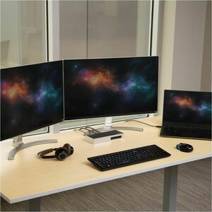 StarTech.com Station d'accueil USB 3.0 double affichage pour PC portable - Réplicateur de port - USB 3.0, GbE, HDMI et DVI