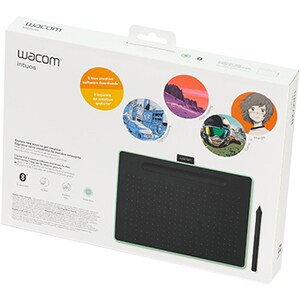 Wacom Intuos M CTL-6100WL Grafiktablett - 2540 lpi - Kabel/Kabellos - Schwarz - Bluetooth - 216 mm x 135 mm Aktiver Bereic