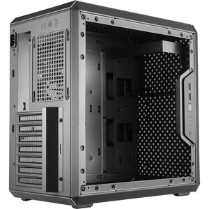 Cooler Master MasterBox Q500L Computer Case - Mid-tower - Black - Steel, Plastic, Acrylic - 2 x Bay - 1 x 4.72" x Fan(s) I