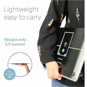 R-Go Riser Support pour ordinateur portable à fixer - noir