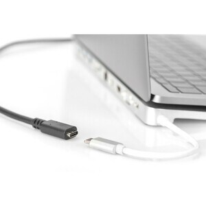 Digitus USB Type-C Verlängerungskabel, Type-C - C. Kabellänge: 2 m. Anschluss 1: USB C, Anschluss 2: USB C, USB-Version: U