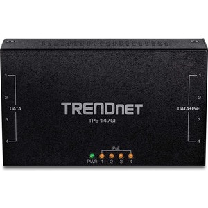 Trendnet TPE-147GI, Gigabit Ethernet, 1000 Mbit/s, IEEE 802.3, IEEE 802.3ab, IEEE 802.3af, IEEE 802.3at, IEEE 802.3u, Schw