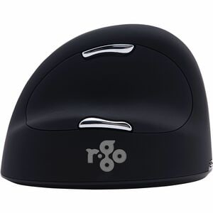 R-Go Tools Ergonomische Maus R-Go HE Break mit Pausensoftware, groß (Handlänge ≥ 185mm), für Linkshänder, bluetooth, schwa