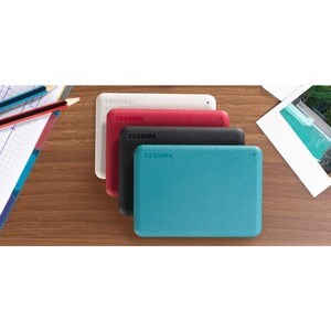 Toshiba Canvio Advance tragbare Festplatte - 2TB Hellbeige (Gen 1)