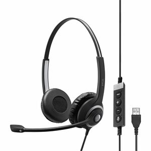 EPOS IMPACT SC 260 USB MS II Kabel Auf den Ohren Stereo Headset - Binaural - Geräuschunterdrückung, Elektret-Mikrofon, Uni